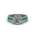 Diamond Victorian Scroll Engagement Ring - Kehlani No. 18 image 2