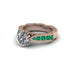 Diamond Victorian Scroll Engagement Ring - Kehlani No. 17 image 2
