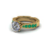 Diamond Victorian Scroll Engagement Ring - Kehlani No. 16 image 3