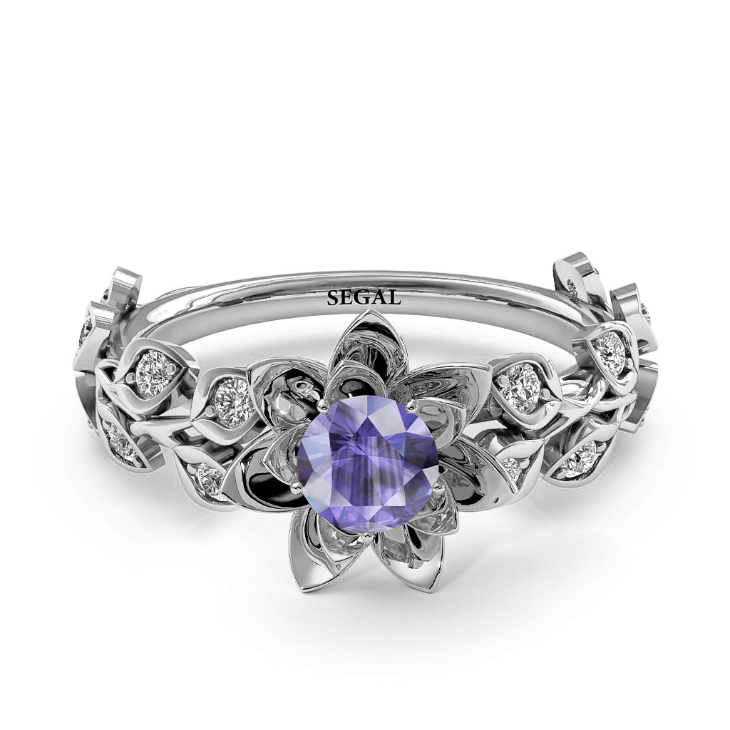 Lotus Flower And Leaves - Anna no. 206