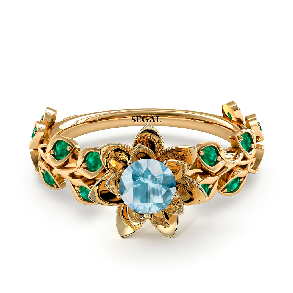 Lotus Flower And Leaves - Anna no. 401