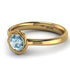Solitaire Minimalist Aquamarine Ring - Eden No. 401 image 3