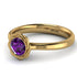 Solitaire Minimalist Amethyst Ring - Eden No. 301 image 3