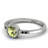 Bezel Minimalist Peridot Ring - Kinsley No. 706 image 3