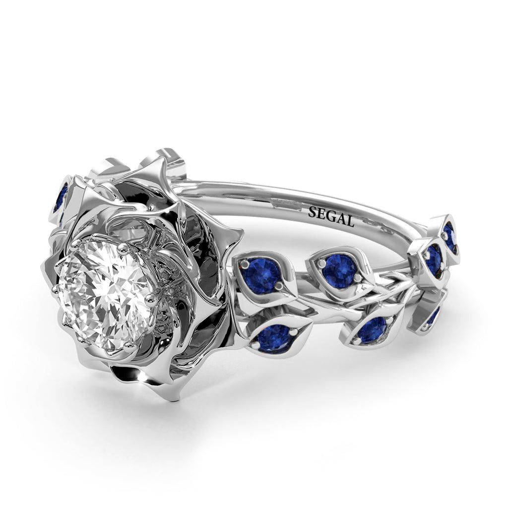 Rose Flower And Leaves - Diana no. 18