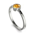 Bezel Minimalist Yellow Diamond Ring - Kinsley No. 1006 image 2