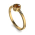 Bezel Minimalist Brown Diamond Ring - Kinsley No. 1101 image 2
