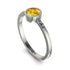 Bezel Minimalist Citrine Ring - Kinsley No. 603 image 2