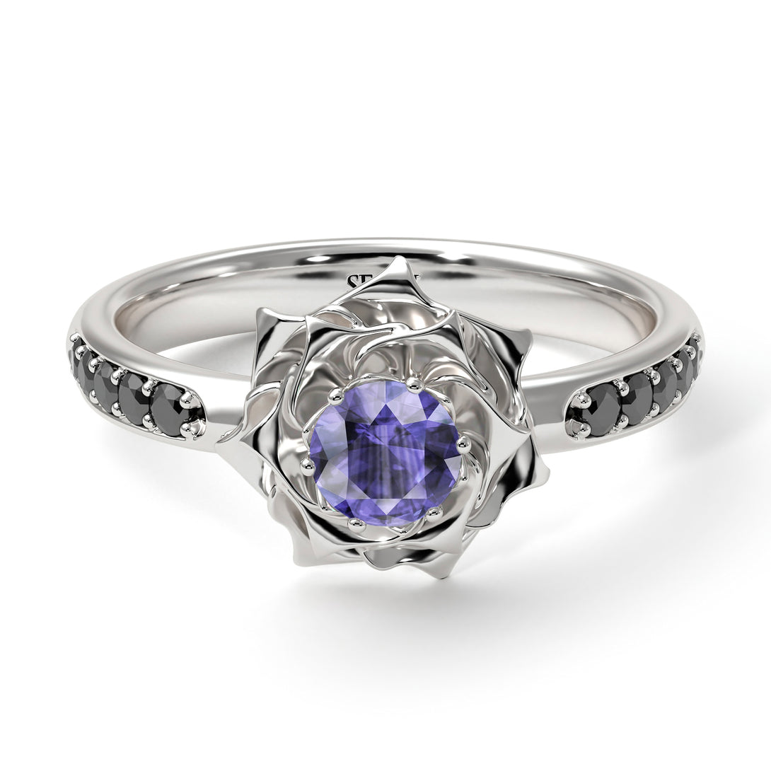 A lady's Rose Tanzanite Ring- Elena no. 206