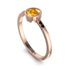 Bezel Minimalist Yellow Diamond Ring - Kinsley No. 1005 image 2