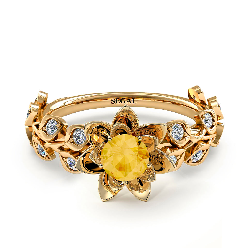 Lotus Flower And Leaves - Anna no. 604