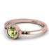 Bezel Minimalist Peridot Ring - Kinsley No. 705 image 3