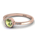 Bezel Minimalist Peridot Ring - Kinsley No. 702 image 3