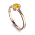 Bezel Minimalist Citrine Ring - Kinsley No. 602 image 2