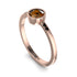 Bezel Minimalist Brown Diamond Ring - Kinsley No. 1105 image 2