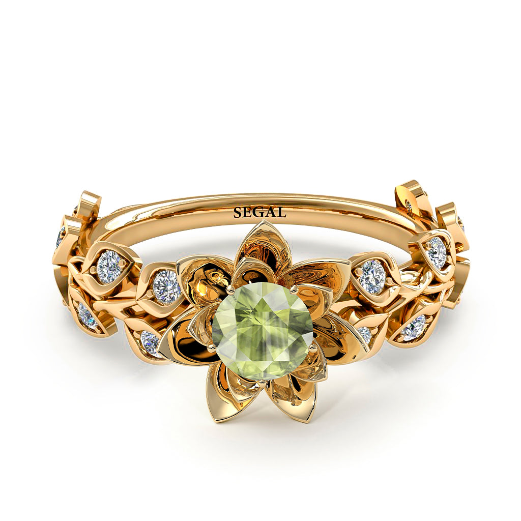 Lotus Flower And Leaves - Anna no. 704
