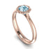 Solitaire Minimalist Aquamarine Ring - Eden No. 402 image 1