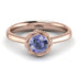 Solitaire Minimalist Tanzanite Ring - Eden No. 202 image 2