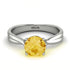 Solitaire Twist Shank Citrine Ring - Eleanor No. 603 image 3
