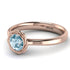 Solitaire Minimalist Aquamarine Ring - Eden No. 402 image 3