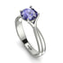 Solitaire Twist Shank Tanzanite Ring - Eleanor No. 203 image 1