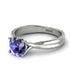 Solitaire Twist Shank Tanzanite Ring - Eleanor No. 203 image 2