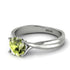 Solitaire Twist Shank Peridot Ring - Eleanor No. 703 image 3