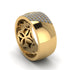 Diamond Wide Men's Wedding Band - Ash No. 1 image 3