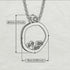 Exclusive Gold Pendant With Natural Emerald - Willow No. 6 image 3