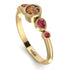 Bezel Symmetrical Brown Diamond Ring - Ivy No. 1110 image 3
