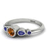 Bezel Symmetrical Brown Diamond Ring - Ivy No. 1115 image 2