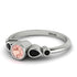 Bezel Symmetrical Morganite Ring - Ivy No. 909 image 2