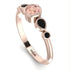Bezel Symmetrical Morganite Ring - Ivy No. 908 image 3