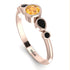 Bezel Symmetrical Yellow Diamond Ring - Ivy No. 1008 image 3
