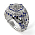 Sapphire Royal Lion Men Signet Ring - Terry No. 15 image 1