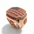 American Flag Men Signet Ring - Carl No. 5 image 1