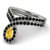 Citrine Pear Shape Stacking Bridal Set - Emilia No. 609 image 5