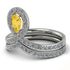 Citrine Pear Shape Stacking Bridal Set - Emilia No. 603 image 2
