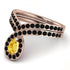 Citrine Pear Shape Stacking Bridal Set - Emilia No. 608 image 5