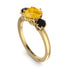 Classic 3 Stone Citrine Engagement Ring - Sofia No. 607 image 3