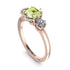 Classic 3 Stone Peridot Engagement Ring - Sofia No. 702 image 3