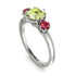 Classic 3 Stone Peridot Engagement Ring - Sofia No. 712 image 2