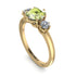 Classic 3 Stone Peridot Engagement Ring - Sofia No. 701 image 2