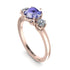 Classic 3 Stone Tanzanite Engagement Ring - Sofia No. 202 image 3