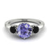 Classic 3 Stone Tanzanite Engagement Ring - Sofia No. 209 image 1