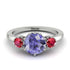 Classic 3 Stone Tanzanite Engagement Ring - Sofia No. 212 image 1
