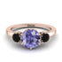 Classic 3 Stone Tanzanite Engagement Ring - Sofia No. 208 image 1