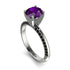 Classic Amethyst Ring With A Twist - Leilani No. 309 image 1