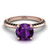 Classic Amethyst Ring With A Twist - Leilani No. 308 image 2
