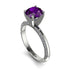 Classic Amethyst Ring With A Twist - Leilani No. 303 image 1
